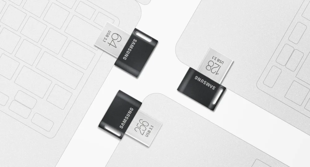 SAMSUNG USB3.1 Flash Drive FIT Plus 32 г 64 г 128 г 256 г накопитель Крошечный Pendrive Memory Stick устройство хранения U диска мини Flashdrive флэшка флешки флешка