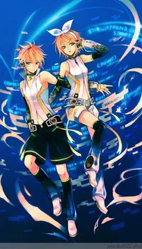 

VOCALOID2 Anime Rin & Len 120*210CM Single-side Quilt Cover #36506