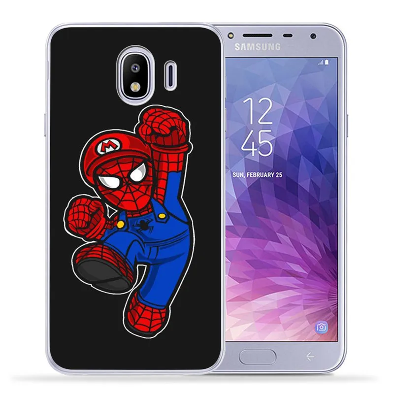 Чехол marvel для samsung Galaxy J3, J4, J5, J6, J7, J8 Plus,,,, J2 Prime, чехол для телефона, задняя крышка, чехол, Etui funda