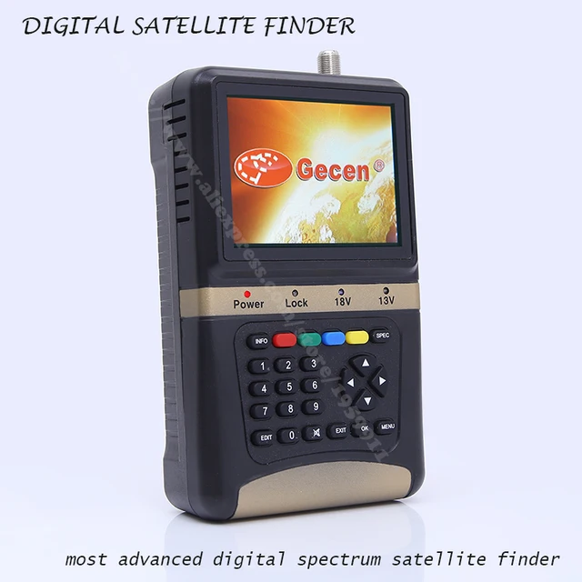 HD Digital Satellite Finder For Satellite TV Receiver Most Advanced Infull Color With LCD Satellite Finder Meter