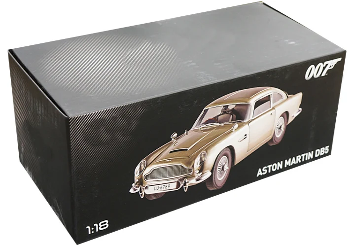 1:18 Масштаб Aston Martin DB5 007 версия фильма литая модель автомобиля игрушка для коллекции подарков игрушки для мальчиков