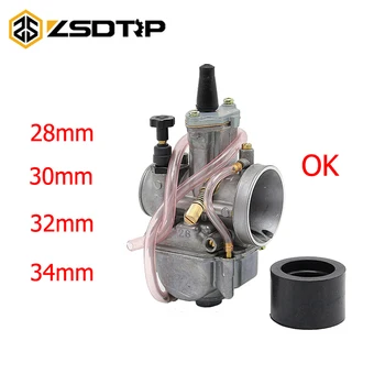 

ZSDTRP OKO PWK 28 30 32 34 28MM 30MM 32MM 34MM Racing Motorcycle Carburetor With Power Jet