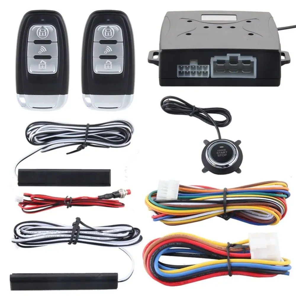Remote Start/Stop System Keyless Car Alarm System Push ...