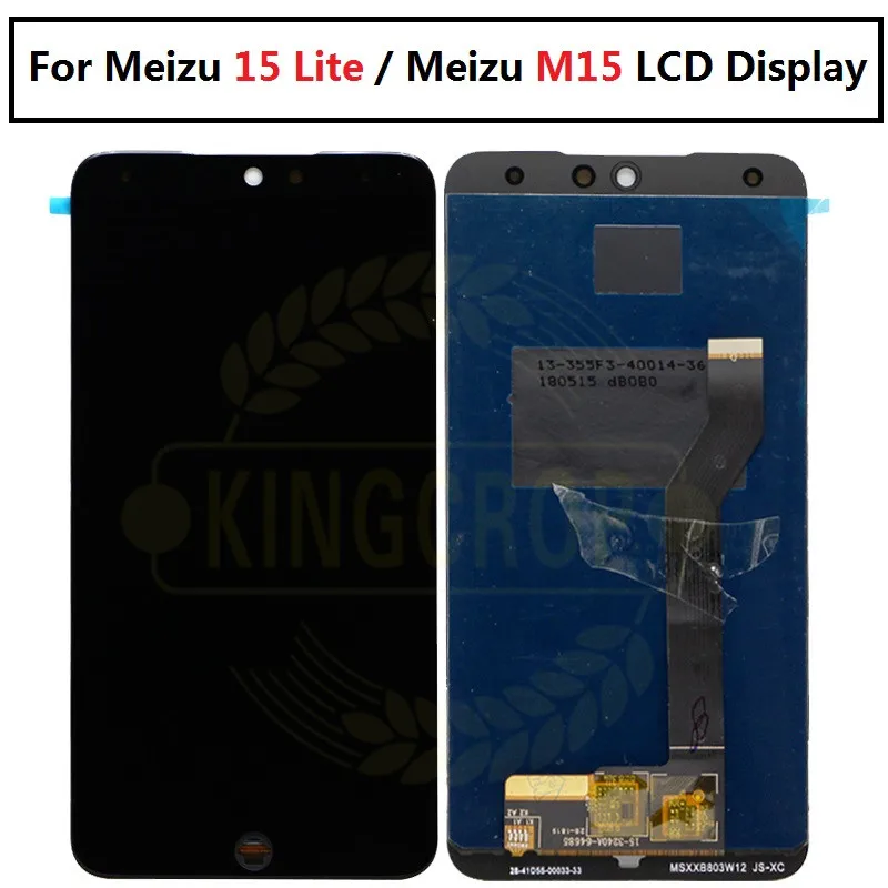 ЖК-экран 5 46 дюйма для Meizu M15/Meizu 15 Lite дисплей с сенсорным дигитайзером M15 сменный