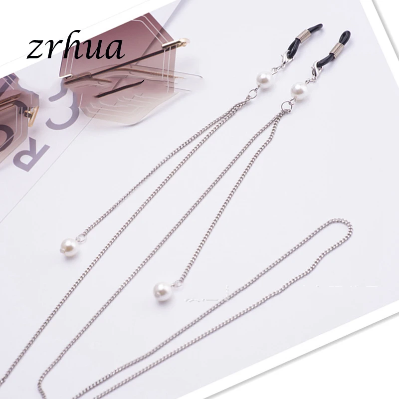 ZRHUA модная цепочка для очков для чтения для женщин металлические солнечные очки шнуры бисерный шнурок для очков держат ремни золотые серебряные оправы