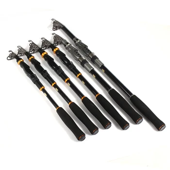 

FISH KING Hi Carbon 99% Saltwater Portable Telescopic Fishing Feeder Rod Carbon Spinning Fishing Sea Rod 1.8/2.1/2.4/2.7/3/3.6M