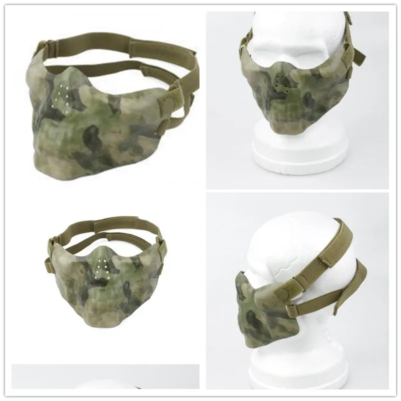 TMC нейлоновая полумаска для лица (ATFG) tmc2151ATFG маска страйкбола|airsoft mask|mask maskmask airsoft |