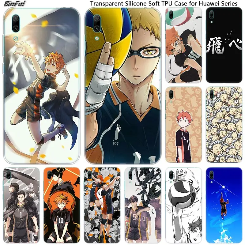 

Hot Anime Volleyball Haikyuu Soft Silicone Phone Case for Huawei Mate 10 20 Lite Pro Enjoy 9S Y9 Y7 Y6 Y5 2019 2018 Pro 2017