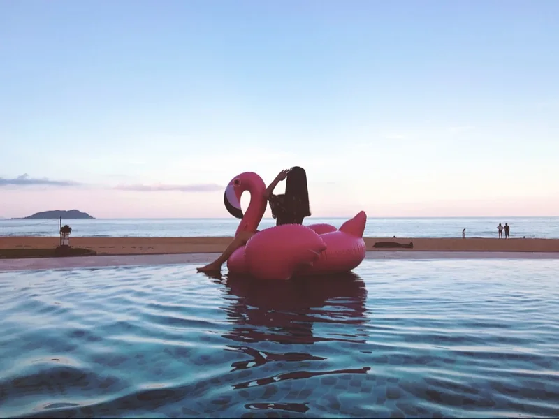 150cm flamingo    float