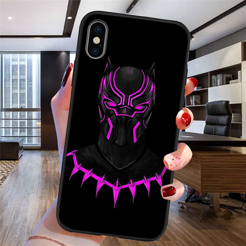 Черная пантера для iPhone X XR XS Max 5 5S SE 6 6S 7 8 One Plus 5 5T 7 Pro Oneplus 6 6Tphone чехол для телефона Funda Coque Etui - Цвет: H1750