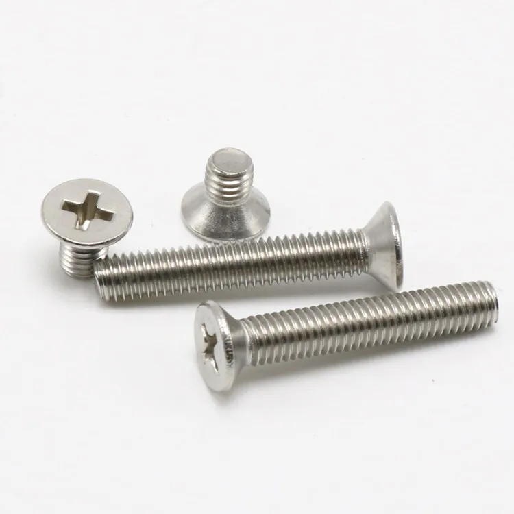 64 шт. #8 32 UNC Phillips Набор винтов с плоской головкой из нержавеющей стали|machine screws|screw