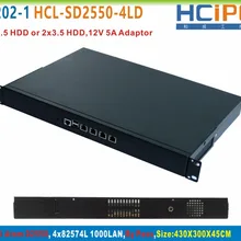 Раздел: HCiPCHCL-SD2550-4LD-BareBone, ATOM D2550, By Pass, 4LAN 1U брандмауэр, 4x82574L LAN маршрутизатор, брандмауэр Материнская плата