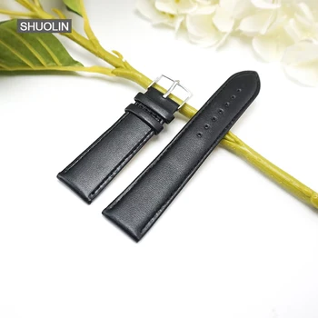 

Smooth Watch band straps 12MM 14MM 16MM 18MM 22MM watchband 20MM new 2020 Genuine Leather watchbands 18mm relogios masculino
