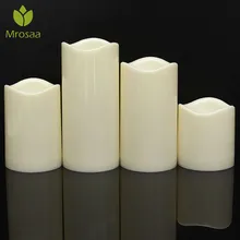1 Pcs Flameless LED Tealight Lilin Lampu Malam Lampu Dioperasikan untuk Pernikahan Ulang Tahun Pesta Natal Dekorasi Rumah(China)