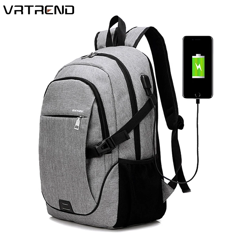 Vrtrend Новинка 2018 года холст рюкзак для Для женщин человек бренд 14.1 дюймовый