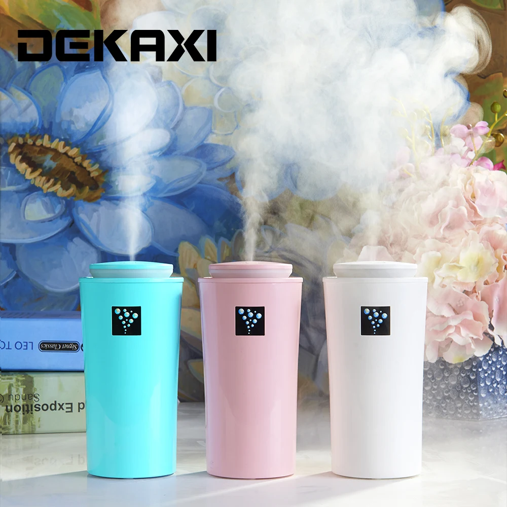 

DEKAXI USB Mini Car Air Ultrasonic Humidifier Aroma Essential Oil Diffuser Aromatherapy Mist Maker for Home Office