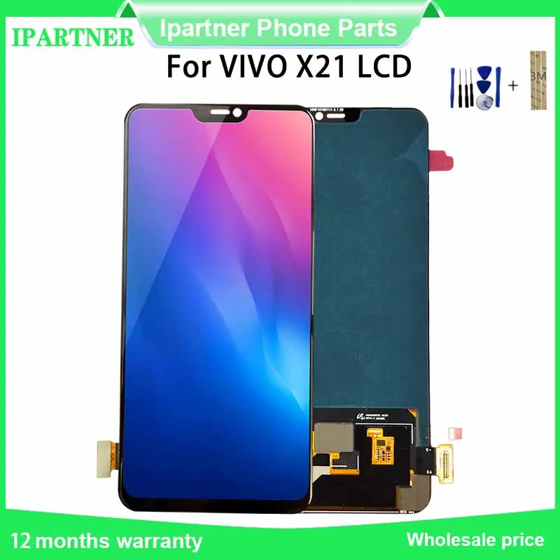 

6.3 Inch for Vivo X21 LCD Display and Touch Screen Assembly Repair Replacement Part 6.3 Inch for Vivo X21 LCD Screen 100% Tested