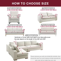 Sofa Protector Sofa Covers For Living Room Elastic Stretch Slipcovers Sectional Corner Sofa Covers 1/2/3/4-Seater ﻿ 2