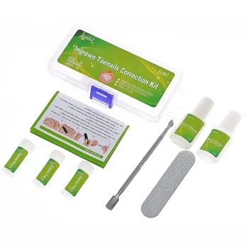 

Ingrown Toenail Correction Tool Set Ingrown Toe Nail Pedicure Elastic Patch Straightening Clip Brace with Glue Foot Care Kit New