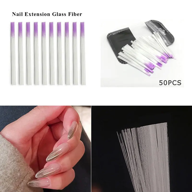NEW fiberglass nails fiberglass nail salon extension glass fiber silk