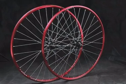 700C обод колеса велосипед колесная фиксированная Шестерня колеса колесная 32h флип-флоп Ступица колеса velo колеса погоня - Цвет: Красный