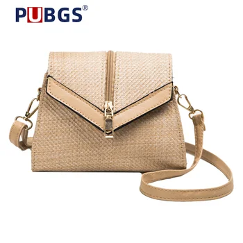 

PUBGS Women Shoulder Crossbody Bags 2019 New Straw Bags Light Small Simple Portable Bolsa Feminina Environmental Friendly