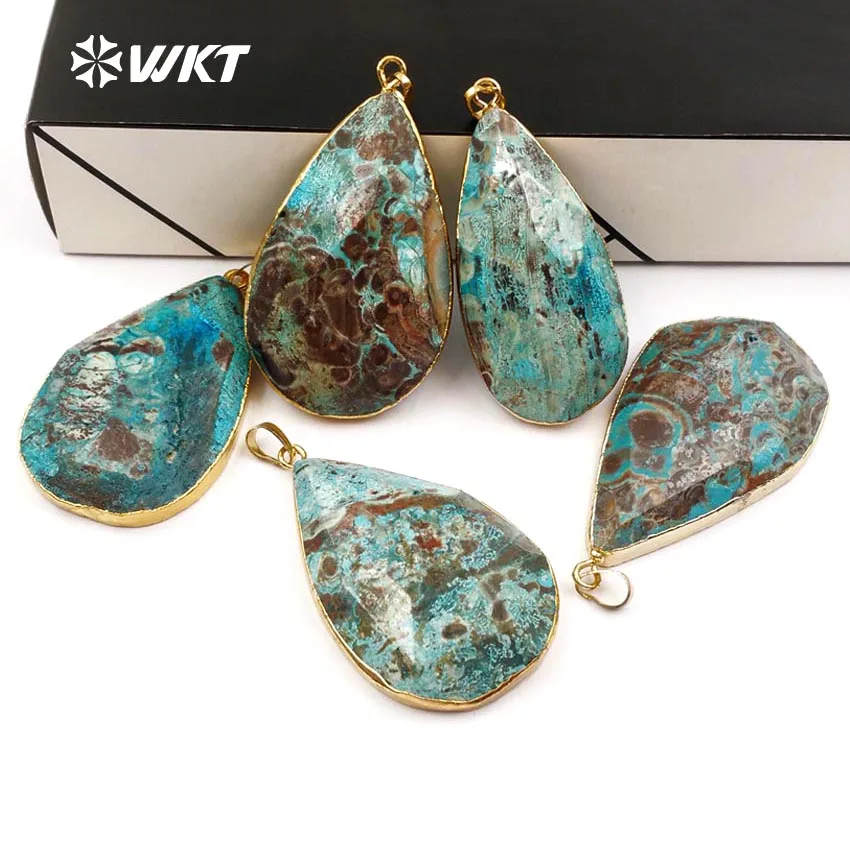 Buy WT P1394 Wholesale 5pcs Howlite teardrop stone