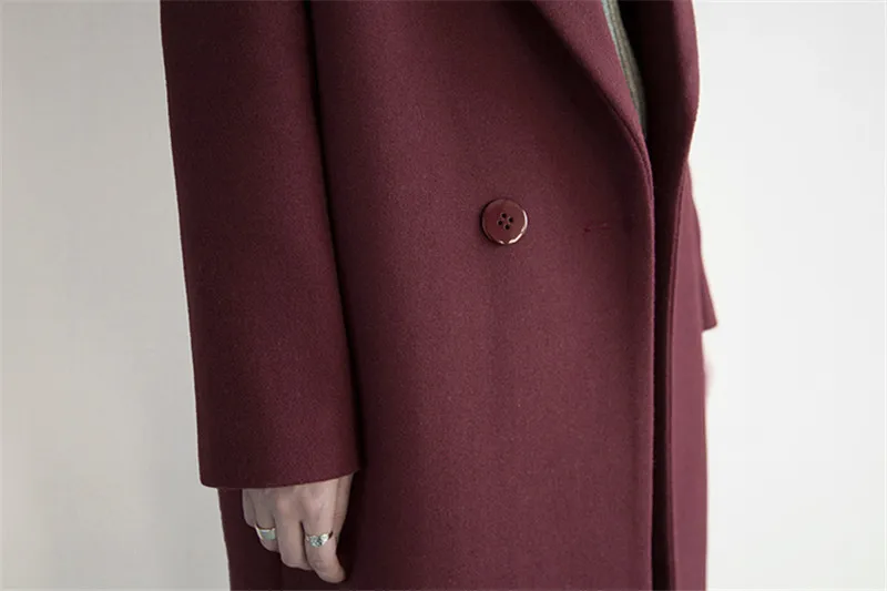 AYUNSUE зимняя женская куртка макси размер 5XL шерстяное пальто женская осенняя и зимняя верхняя одежда толстые длинные женские пальто Abrigo Mujer WXF485