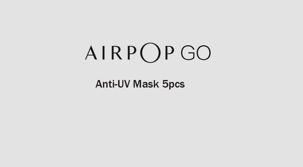 5 шт. Xiaomi Mijia Airpop Go анти-УФ Пылезащитная маска V форма дизайн анти-дымка маска для защиты от загрязнения воздуха