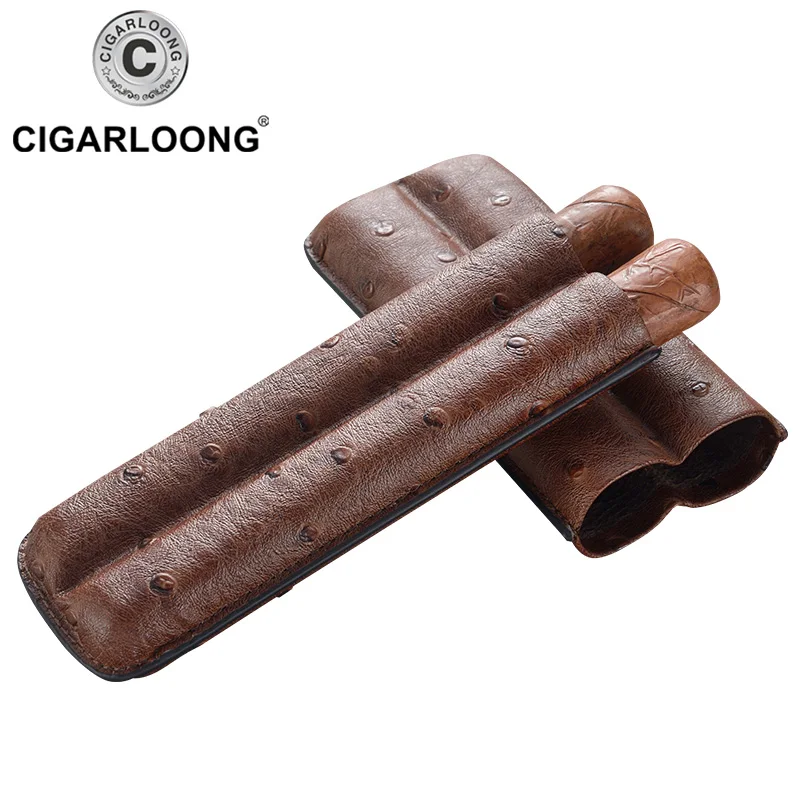 CIGARLOONG cigar moisturizing holsteins travel portable leather set case smoking PT-2002 | Дом и сад