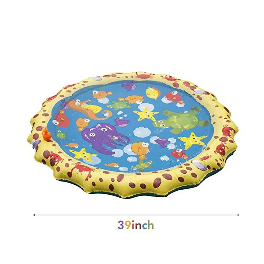 Best  39 Inches Summer Play Water Games Toy Lawn Inflatable Sprinkler Cushionfor Kids Baby