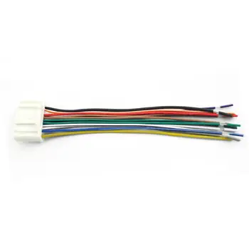 

Car audio harness adapter Audio conversion cable male power adapter harness