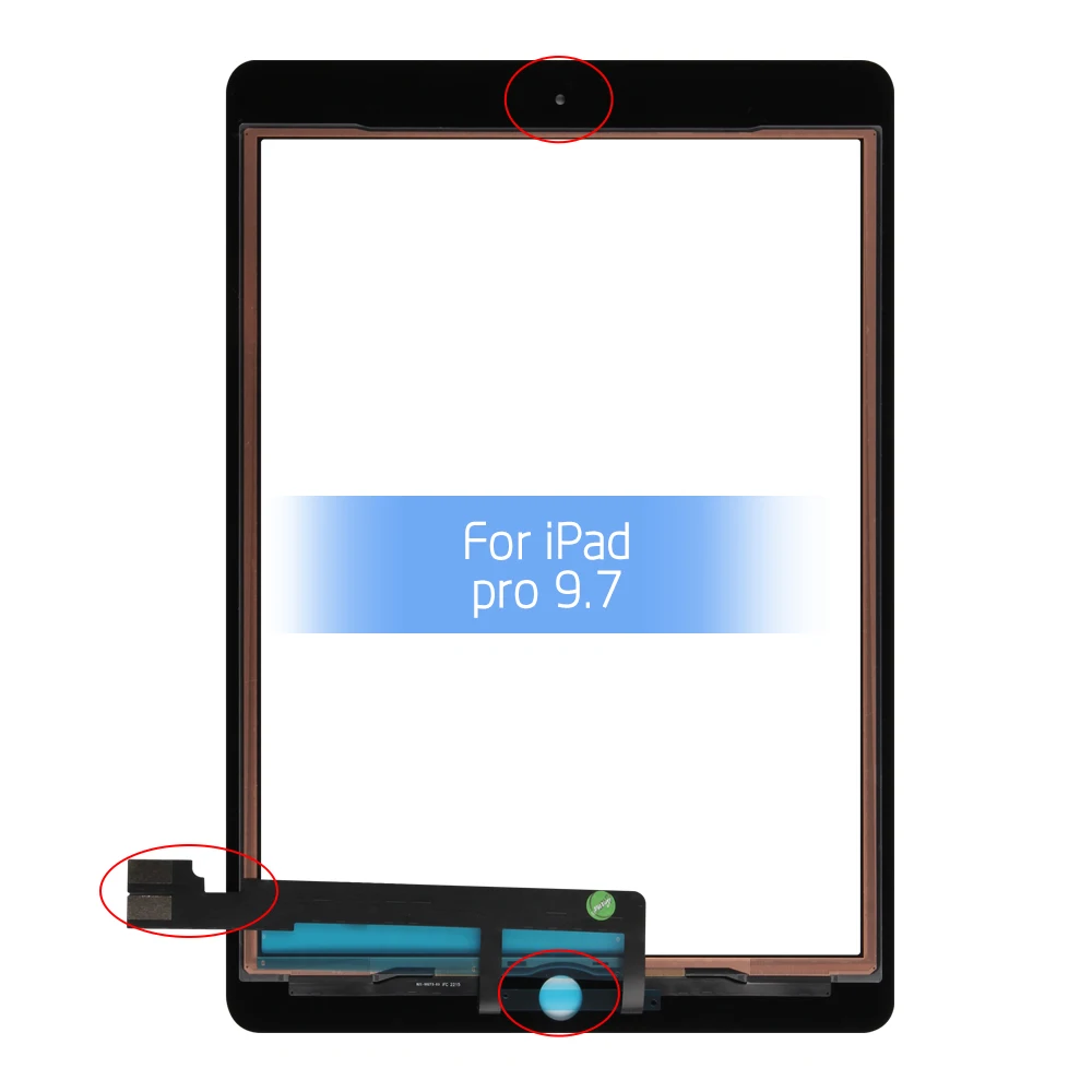 SRJTEK сенсорный экран для iPad Pro 9 7 A1673 A1674 A1675 дигитайзер сенсорные части планшетного