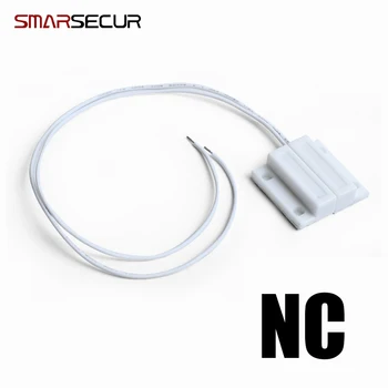 SMARSECUR MC-38 Wired Door Window Sensor Magnetic Switch Home Alarm System Detector door open remider NC normally closed smarsecur mc 38 wired door window sensor magnetic switch home alarm system detector door open remider nc normally closed
