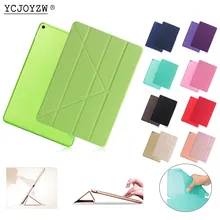 Официальный чехол для нового ipad 9,7 дюймов(): a1822'a1823'a1893'a1954, YCJOYZW из искусственной кожи+ ТПУ мягкий чехол Smart Auto Sleep чехол
