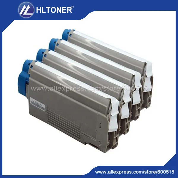 

4pcs/set compatible toner cartridge (43324466 43324467 43324468 43324469) for OKI C6000N C6000DN