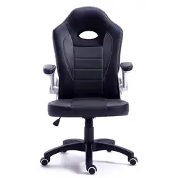 Samincom Эргономичный с высокой спинкой большой Размеры игровое кресло W54 x D53 x H112-122CM вращающееся офисное кресло к письменному столу, из PU
