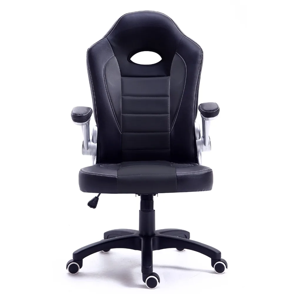 

Samincom Ergonomic High-back Large Size Gaming Chair W54 x D53 x H112-122CM Swivel Office Desk Chair PU