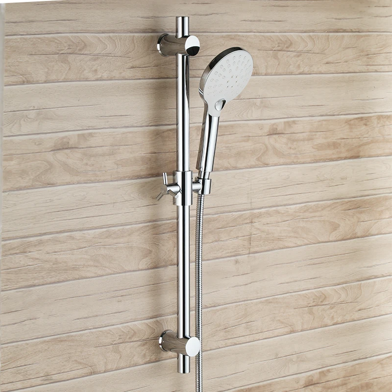 Shower head sets with Bar Stainless Steel Shower Bar Slider with 3