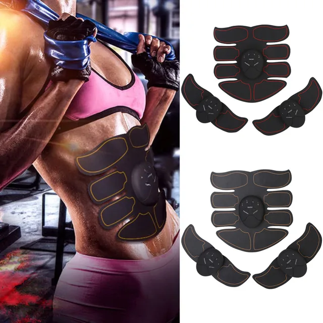 US $8.02 Fat Burning Muscle Strengthen Trainer EMS Intelligent Abdomen Training Massager Body Building Abdom