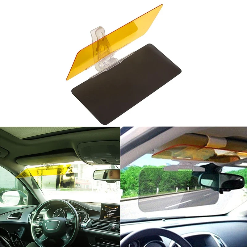 Car Sunglasses Night Vision Visors Anti dazzle Mirror Clear Sun Visors