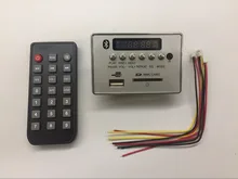 High Quality Universal Portable LED 12V Car Travel MP3 Player Bluetooth Decoder Board Remote Control RC FM Radio USB SD AUX Set