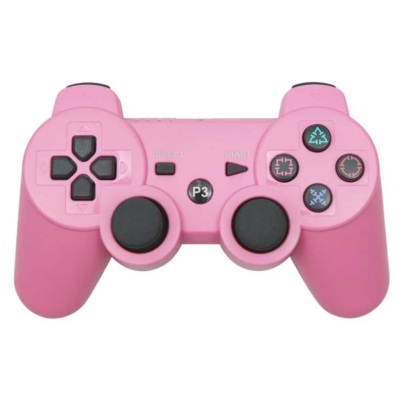 Для SONY PS3 контроллер Bluetooth беспроводной геймпад для Play Station 3 джойстик консоль для Dualshock 3 SIXAXIS контроллер для ПК - Цвет: Pink