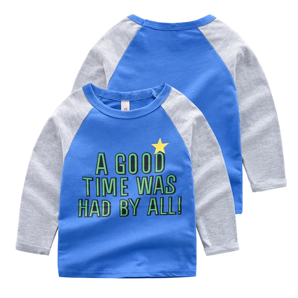 

TELOTUNY Autumn Winter Kids SweatshirtsChildren Kid Baby Girl Boy Long Sleeve Cartoon Tops Shirts Tee Casual Clothe Z0203