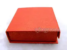 SALE One Square Big 9.2*9.2*3cm Multi Purpose China Red bracelet or pendant or necklace Jewelry Displays Gift box-bo25