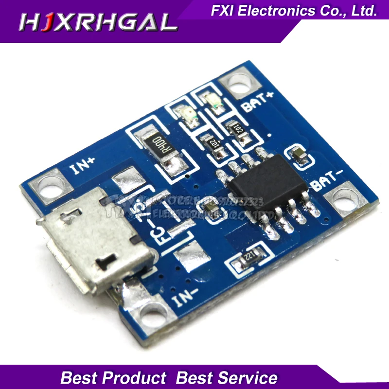 

5PCS USB 5V 1A TP4056 Lithium Battery Charger Module Charging Board With Protection Dual Functions 1A Li-ion NEW Good
