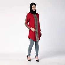 Yeni Jilbabs Uzun Kollu Abayas Kaftan Arap Hanımefendiler Elbise Türkiye Dubai Seçimi Ortadoğu Müslüman Hanım Üstü Diz Mini Moda elbise
