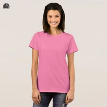 EnjoytheSpirit Female Plain T-shirt 16 Colors Brand New Round Neck Short Sleeve Pink T Shirt Fashion Cotton Summer Ladies Tee