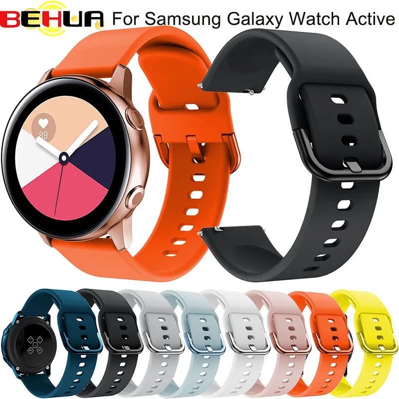 

New Original silicone sport watch band For Galaxy watch active smart watch strap For Samsung Galaxy watch 42mm Replacement strap