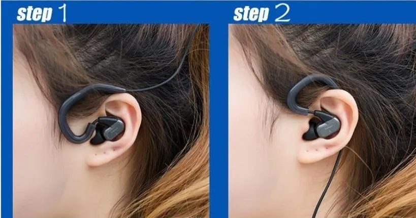 2 пары черных ушных крючков, универсальные силиконовые клипсы для ушей, крючки для наушников, подвески для ушей Agrafe Earpod, Висячие на ушках